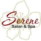 Serene Salon & Spa print logo