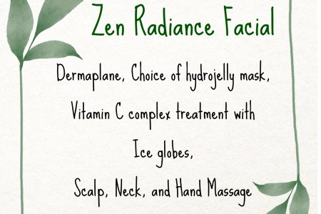 Zen Radiance Facial 60 minutes $99